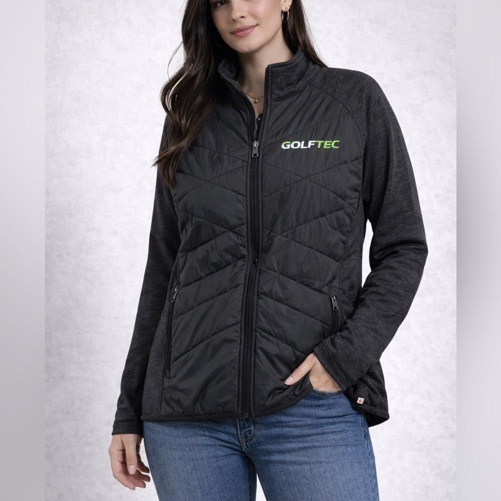 PING Women’s Quilted Golf Jacket – Black – Size XXL – EUC